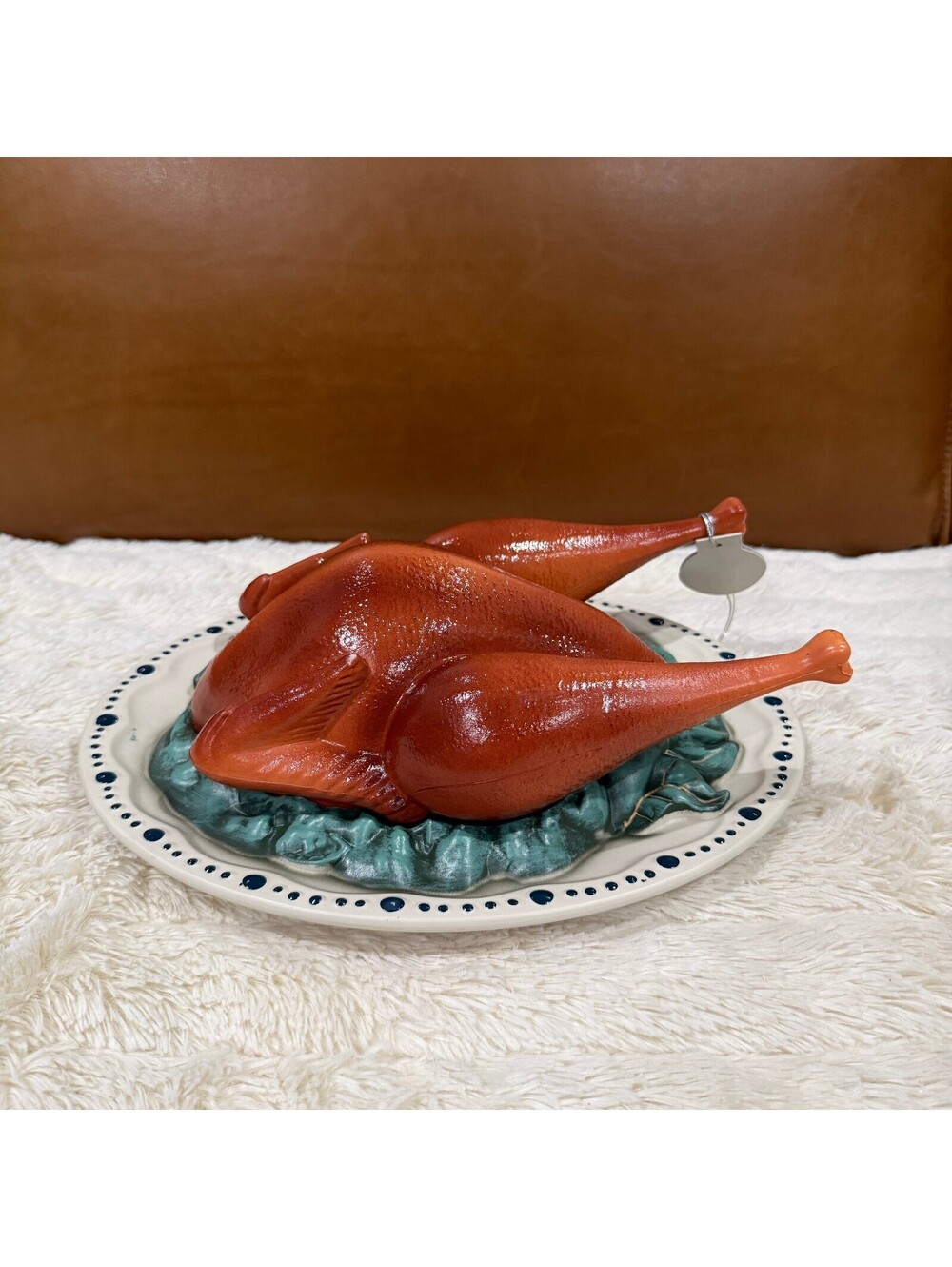 John Derian Target 12" Cooked Turkey Lit Blow Mold Thanksgiving Decor NEW